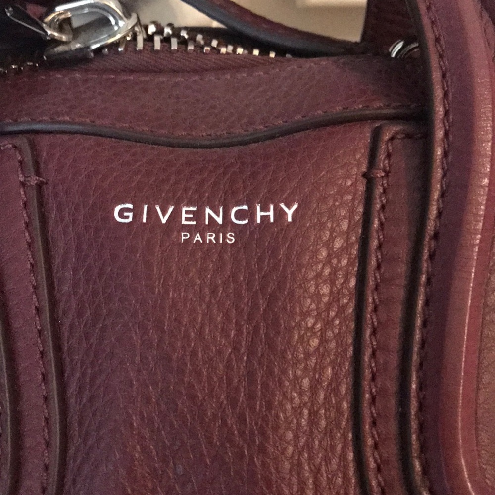 Givenchy Burgundy Leather Antigona Duffel Bag - Picture 2 of 5